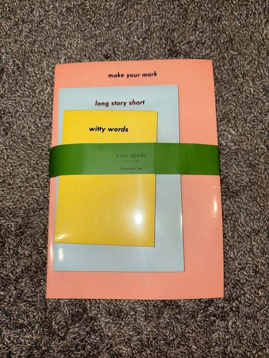 Kate Spade Notepad Set - Picture 2 of 4
